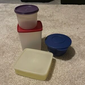 Tupperware lot of storage containers